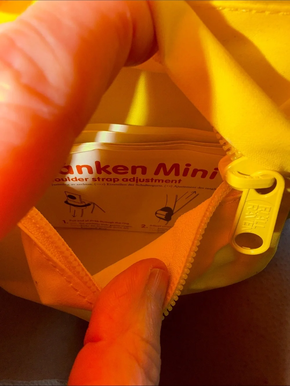 Fjällräven Kånken Mini Backpack in Yellow